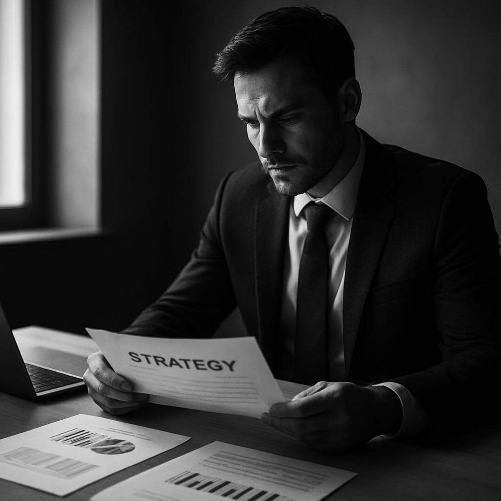 Madhav reviewing business strategy